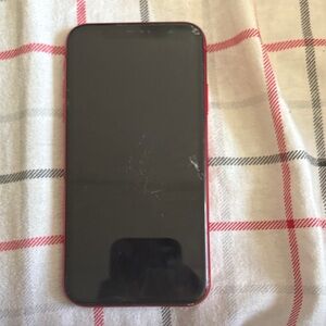 Red IPhone XR (sell for parts)